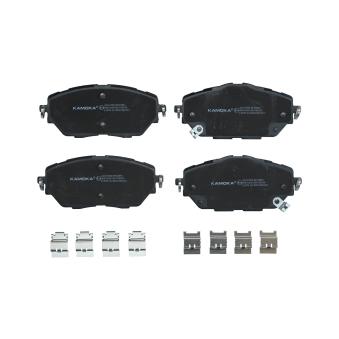 Jeu de 4 plaquettes de frein avant KAMOKA OEM 04465F4010