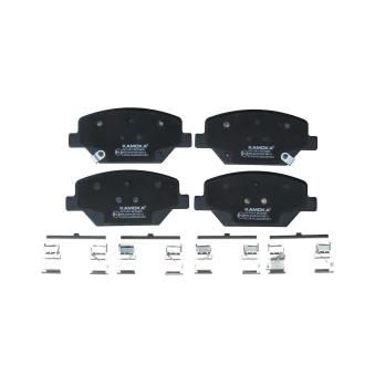 Jeu de 4 plaquettes de frein avant KAMOKA OEM 84120877 Jeu de 4 plaquettes de frein avant KAMOKA OEM 84120877