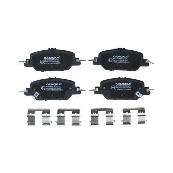 Jeu de 4 plaquettes de frein arrière KAMOKA OEM 43022TNYE00 Jeu de 4 plaquettes de frein arrière KAMOKA OEM 43022TNYE00