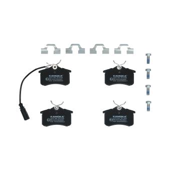 Jeu de 4 plaquettes de frein arrière KAMOKA OEM 7M3698451A