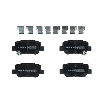 Jeu de 4 plaquettes de frein arrière KAMOKA OEM 0446605042
