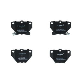 Jeu de 4 plaquettes de frein arrière KAMOKA OEM 0446652010 Jeu de 4 plaquettes de frein arrière KAMOKA OEM 0446652010