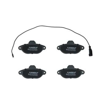 Jeu de 4 plaquettes de frein avant KAMOKA OEM 791235