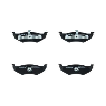 Jeu de 4 plaquettes de frein arrière KAMOKA OEM 05018208AA