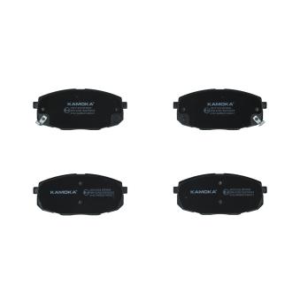 Jeu de 4 plaquettes de frein avant KAMOKA OEM 581011MA00