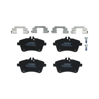 Jeu de 4 plaquettes de frein avant KAMOKA OEM A1694200820
