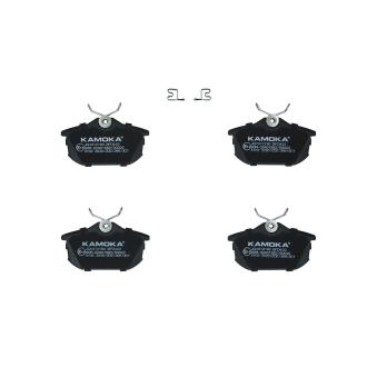 Jeu de 4 plaquettes de frein arrière KAMOKA OEM 312624680 Jeu de 4 plaquettes de frein arrière KAMOKA OEM 312624680
