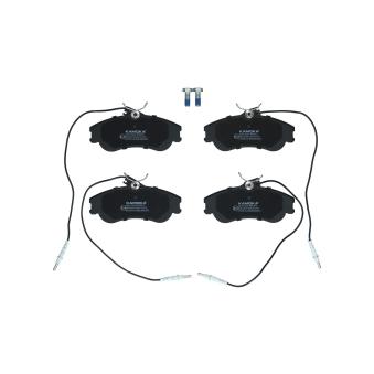 Jeu de 4 plaquettes de frein avant KAMOKA OEM 1611335080