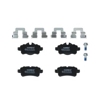 Jeu de 4 plaquettes de frein arrière KAMOKA OEM 6778325