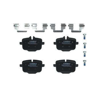 Jeu de 4 plaquettes de frein arrière KAMOKA OEM 34216867175