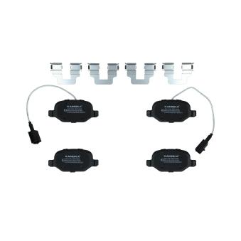 Jeu de 4 plaquettes de frein arrière KAMOKA OEM 71770108