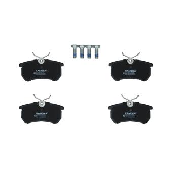 Jeu de 4 plaquettes de frein arrière KAMOKA OEM 1810990