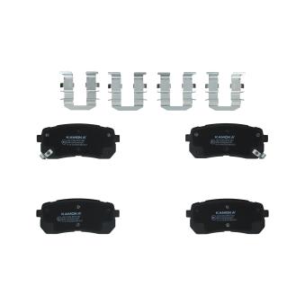 Jeu de 4 plaquettes de frein arrière KAMOKA OEM 583024HA50