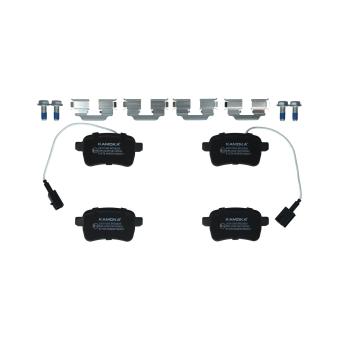 Jeu de 4 plaquettes de frein avant KAMOKA OEM 71770092