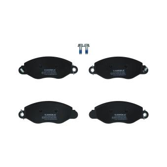 Jeu de 4 plaquettes de frein avant KAMOKA OEM 4095132