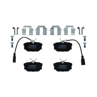 Jeu de 4 plaquettes de frein arrière KAMOKA OEM 7d0698451a Jeu de 4 plaquettes de frein arrière KAMOKA OEM 7d0698451a