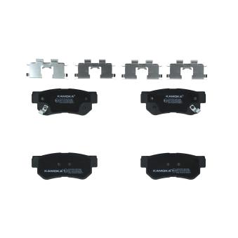 Jeu de 4 plaquettes de frein arrière KAMOKA OEM 583023KA40