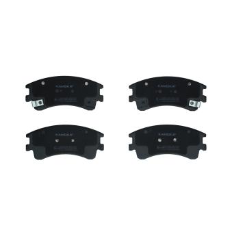Jeu de 4 plaquettes de frein avant KAMOKA OEM GJYG3328Z