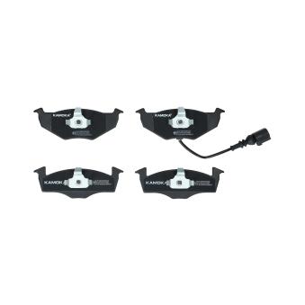 Jeu de 4 plaquettes de frein avant KAMOKA OEM 6Q0698151B