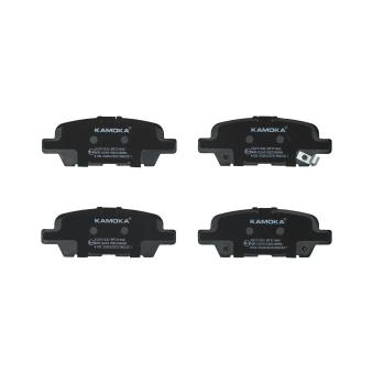 Jeu de 4 plaquettes de frein arrière KAMOKA OEM D4M604ND0A