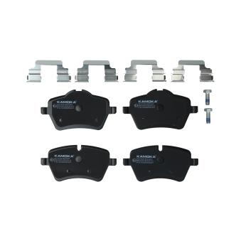 Jeu de 4 plaquettes de frein avant KAMOKA OEM 34116778320