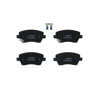 Jeu de 4 plaquettes de frein avant KAMOKA OEM 5581062J01 Jeu de 4 plaquettes de frein avant KAMOKA OEM 5581062J01