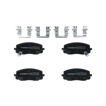 Jeu de 4 plaquettes de frein avant KAMOKA OEM 5810107A20