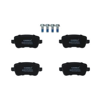 Jeu de 4 plaquettes de frein arrière KAMOKA OEM 77364168 Jeu de 4 plaquettes de frein arrière KAMOKA OEM 77364168