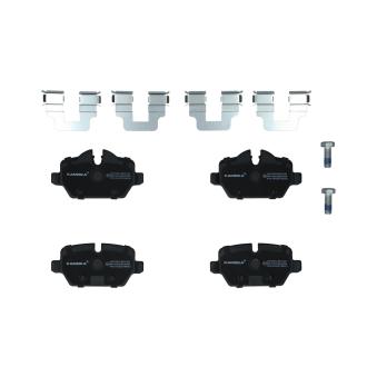 Jeu de 4 plaquettes de frein arrière KAMOKA OEM 34219808172