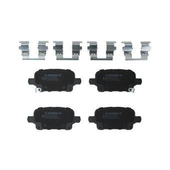 Jeu de 4 plaquettes de frein arrière KAMOKA OEM 39037199