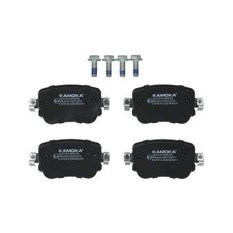 Jeu de 4 plaquettes de frein arrière KAMOKA OEM 5Q0698451F