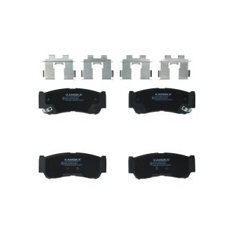 Jeu de 4 plaquettes de frein arrière KAMOKA OEM 583024AA00