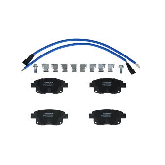 Jeu de 4 plaquettes de frein arrière KAMOKA OEM 1560026