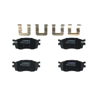 Jeu de 4 plaquettes de frein avant KAMOKA OEM 581011GA00