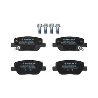 Jeu de 4 plaquettes de frein arrière KAMOKA OEM 77367717