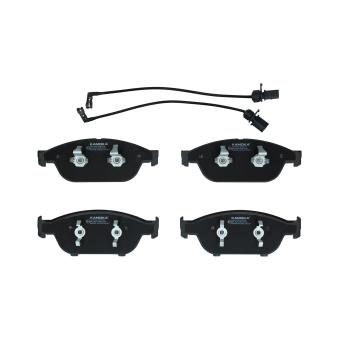 Jeu de 4 plaquettes de frein avant KAMOKA OEM 4G0698151B