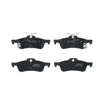 Jeu de 4 plaquettes de frein arrière KAMOKA OEM 43022TV0E00