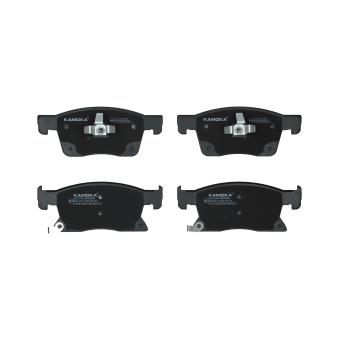 Jeu de 4 plaquettes de frein avant KAMOKA OEM 13478301