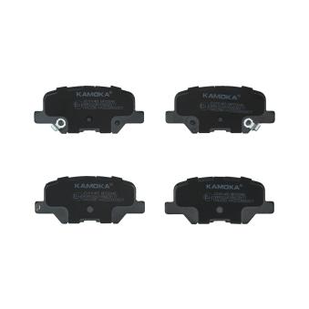 Jeu de 4 plaquettes de frein arrière KAMOKA OEM 4605B384