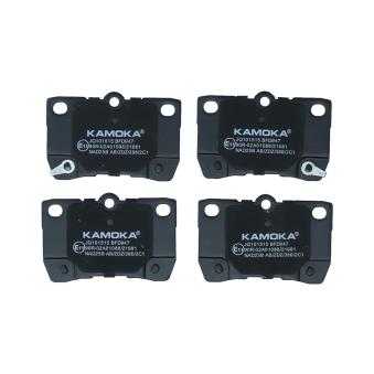 Jeu de 4 plaquettes de frein arrière KAMOKA OEM 04466WY020