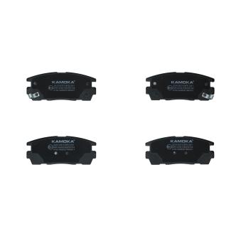 Jeu de 4 plaquettes de frein arrière KAMOKA OEM 96626076