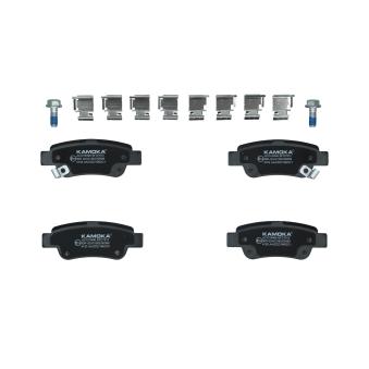 Jeu de 4 plaquettes de frein arrière KAMOKA OEM 43022SWWG01