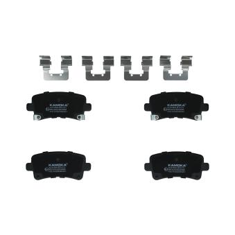 Jeu de 4 plaquettes de frein arrière KAMOKA OEM 1605103
