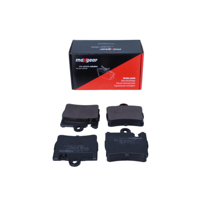 Jeu de 4 plaquettes de frein arrière MAXGEAR 19-0416 - Visuel 1