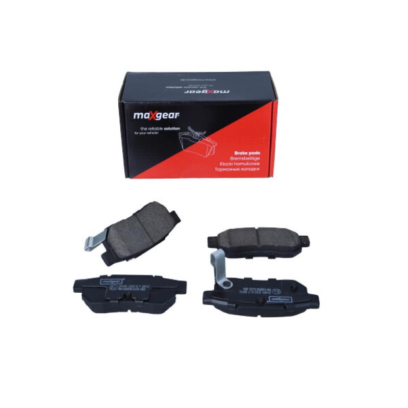 Jeu de 4 plaquettes de frein arrière MAXGEAR 19-0431 - Visuel 1