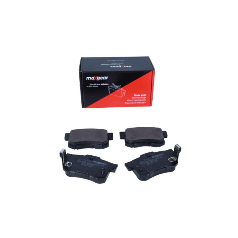 Jeu de 4 plaquettes de frein arrière MAXGEAR 19-0432 - Visuel 1