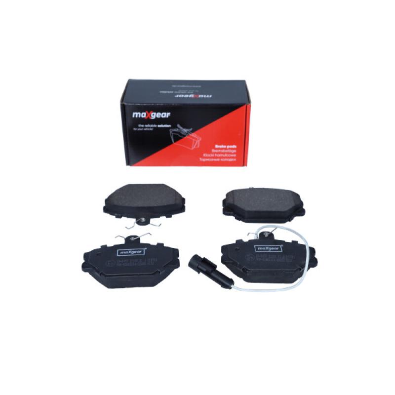 Jeu de 4 plaquettes de frein avant MAXGEAR 19-0437 - Visuel 1