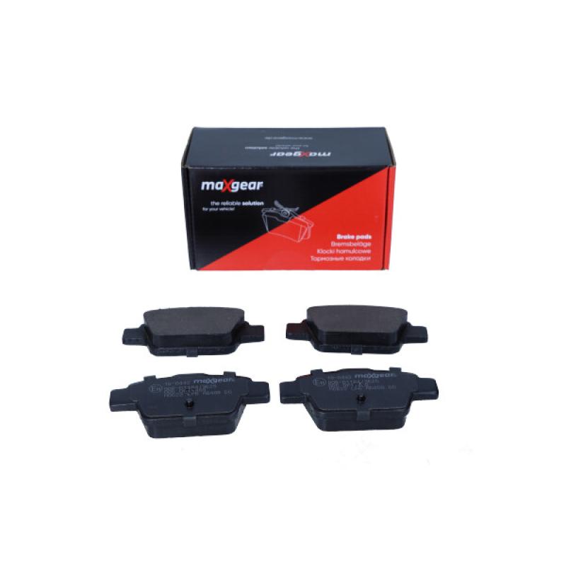 Jeu de 4 plaquettes de frein arrière MAXGEAR 19-0442 - Visuel 1