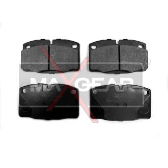 Jeu de 4 plaquettes de frein avant MAXGEAR OEM 1605791