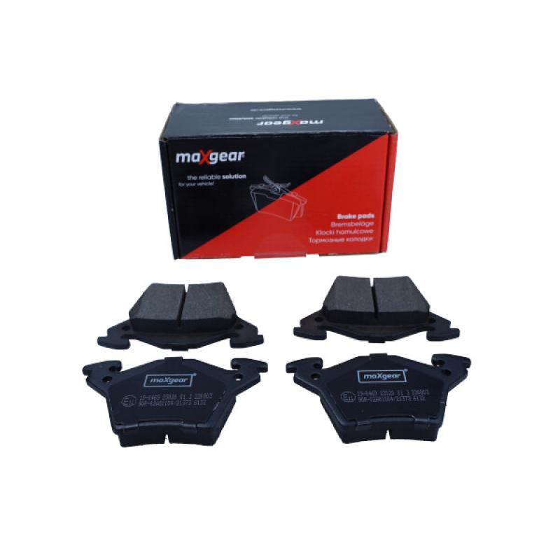 Jeu de 4 plaquettes de frein arrière MAXGEAR 19-0469 - Visuel 1